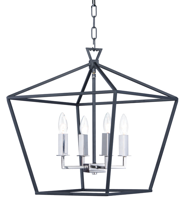 Maxim Abode 4-Light Chandelier Model: 25156TXBPN