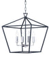 Maxim Abode 4-Light Chandelier Model: 25156TXBPN