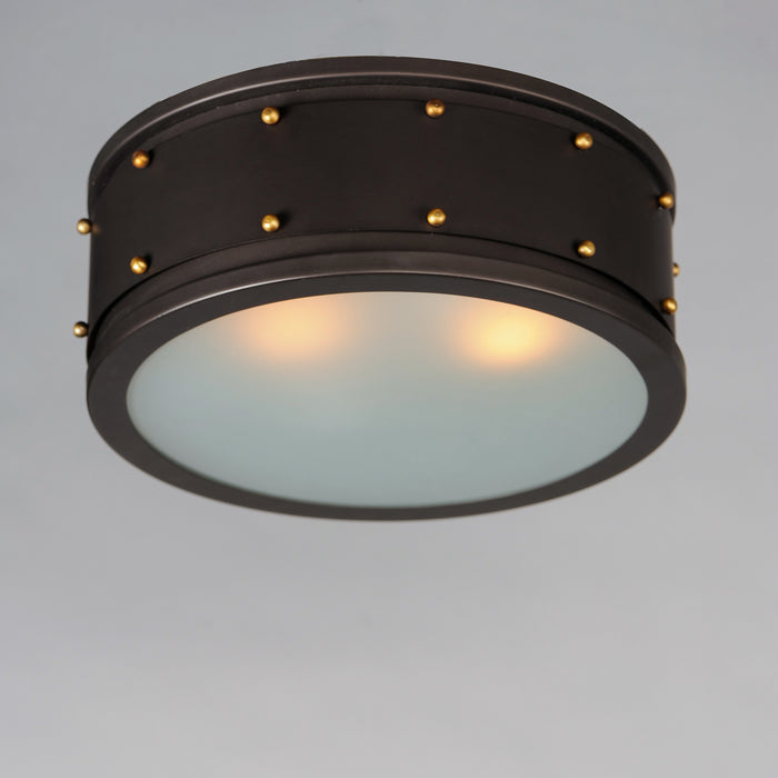 Maxim Trestle 2-Light Flush Mount Model: 25160OIAB