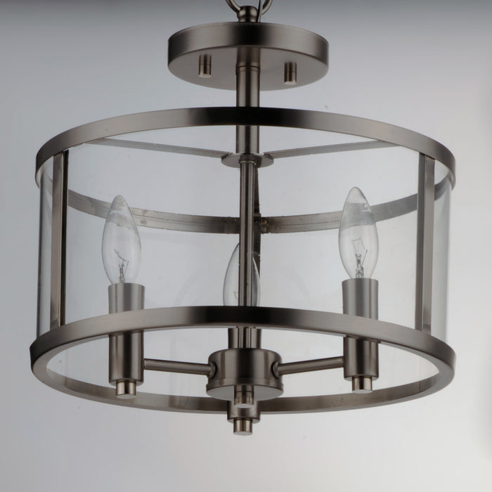 Maxim Sentinel 3-Light Semi Flush Model: 25250CLSN