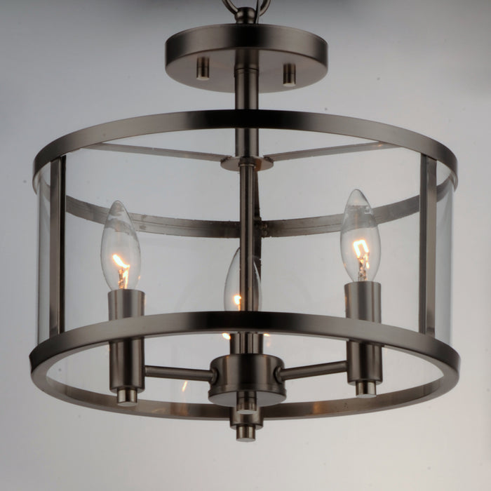 Maxim Sentinel 3-Light Semi Flush Model: 25250CLSN