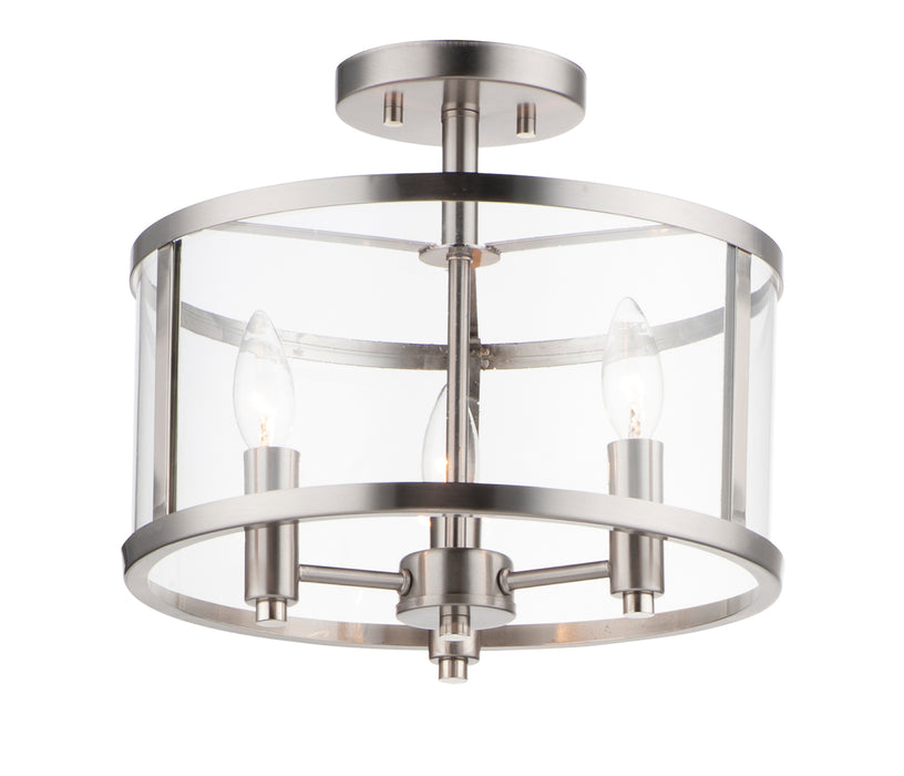 Maxim Sentinel 3-Light Semi Flush Model: 25250CLSN