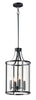 Maxim Sentinel 4-Light Pendant Model: 25253CLBK