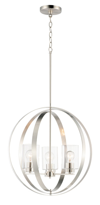 Maxim Sentinel 3-Light Pendant Model: 25254CLSN