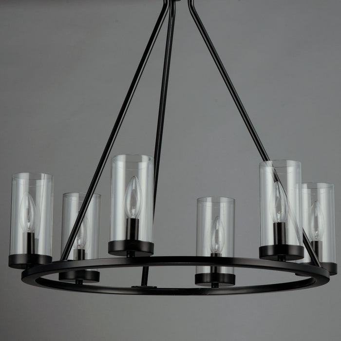 Maxim Sentinel 6-Light Chandelier Model: 25255CLBK