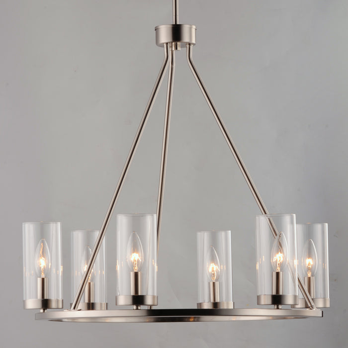 Maxim Sentinel 6-Light Chandelier Model: 25255CLSN