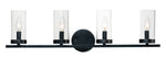 Maxim Sentinel 4-Light Bath Vanity Model: 25258CLBK