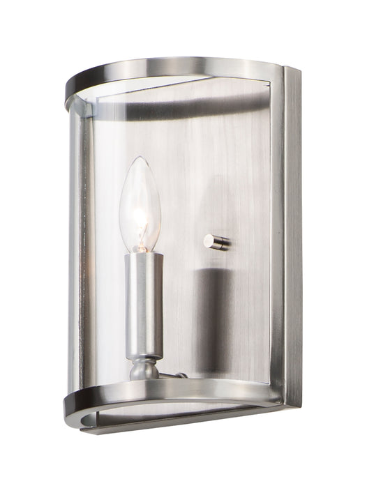 Maxim Sentinel 1-Light Wall Sconce Model: 25259CLSN