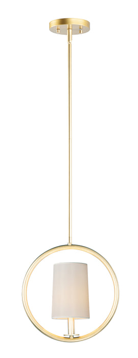 Maxim Meridian 1-Light Mini-Pendant/Semi Flush Mount Model: 25292OFNAB