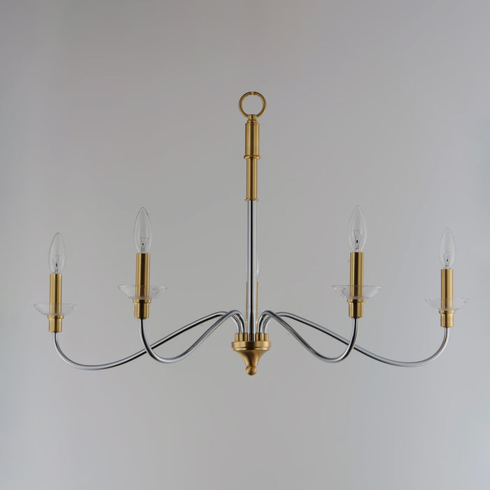 Maxim Clarion 5-Light Chandelier Model: 25375CLPCSBR