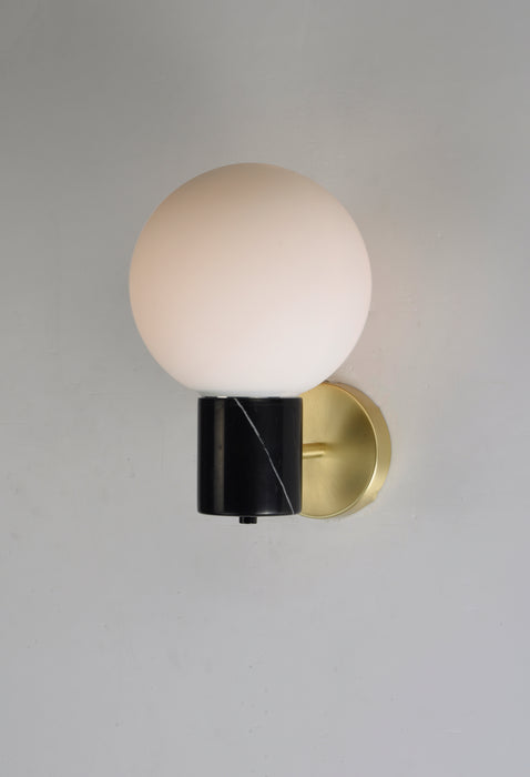 Maxim Vesper 1-Light Wall Sconce Model: 26030SWSBRBK