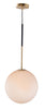 Maxim Vesper 1-Light Pendant Model: 26034SWSBRBK