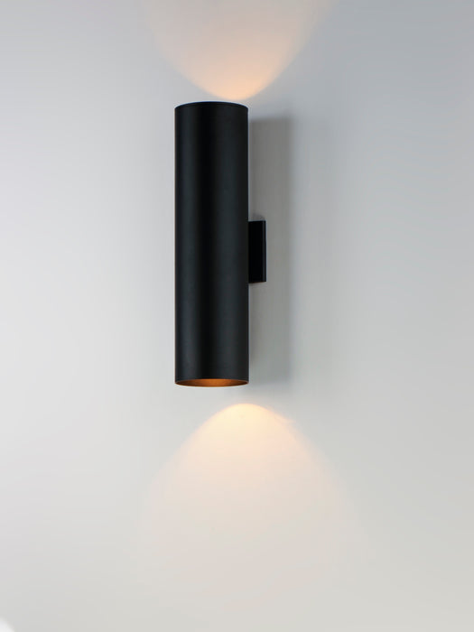 Maxim Outpost 2-Light 22H Outdoor Wall Sconce Model: 26105BK