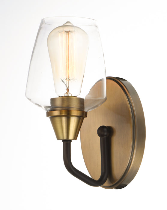 Maxim Goblet 1-Light Wall Sconce Model: 26121CLBZAB