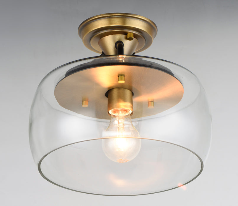 Maxim Goblet 1-Light Semi Flush Mount Model: 26129CLBZAB