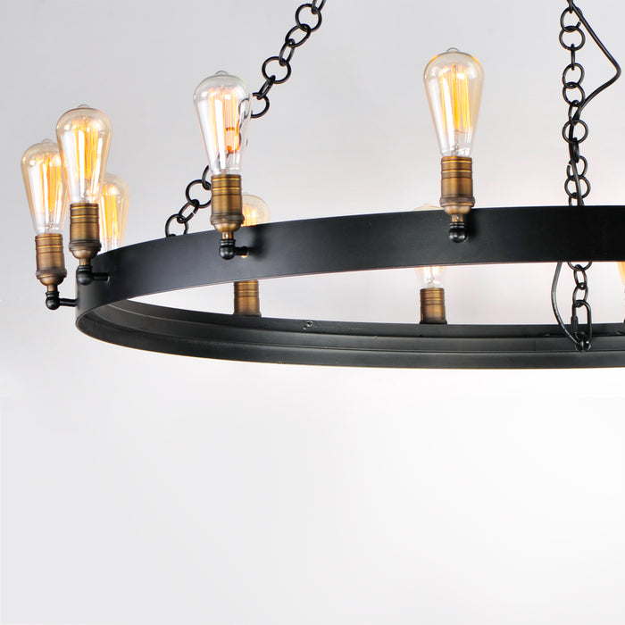 Maxim Noble 14-Light Chandelier Model: 26276BKNAB