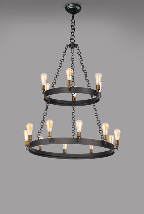 Maxim Noble 16-Light Chandelier Model: 26277BKNAB