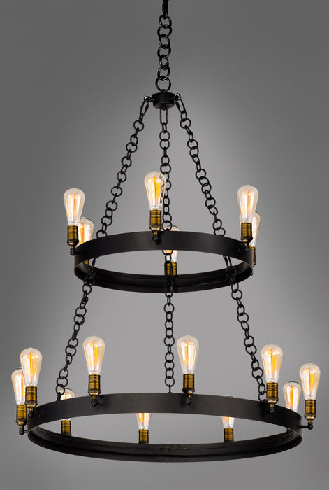 Maxim Noble 16-Light Chandelier Model: 26277BKNAB