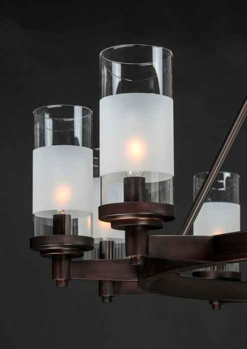 Maxim Crescendo 6-Light Chandelier Model: 26326CLFTOI