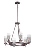 Maxim Crescendo 6-Light Chandelier Model: 26326CLFTOI