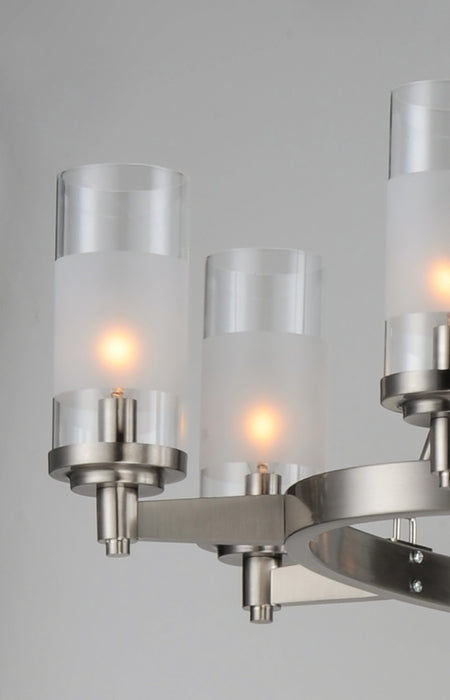 Maxim Crescendo 9-Light Chandelier Model: 26327CLFTSN