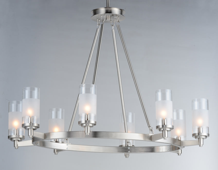 Maxim Crescendo 9-Light Chandelier Model: 26327CLFTSN