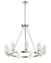 Maxim Crescendo 9-Light Chandelier Model: 26327CLFTSN