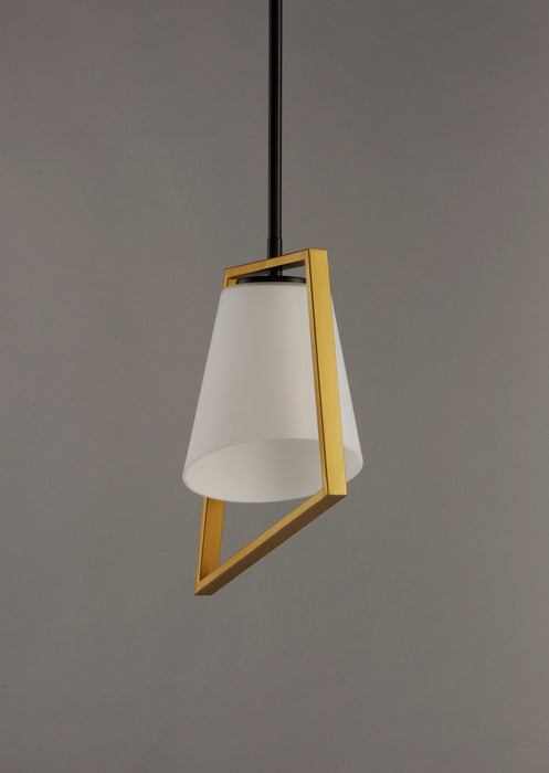 Maxim Oblique 1-Light Pendant Model: 26351SWGLDBK