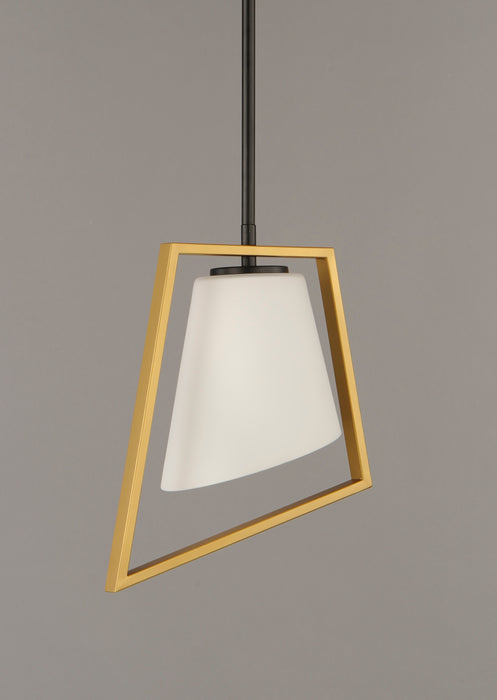 Maxim Oblique 1-Light Pendant Model: 26351SWGLDBK