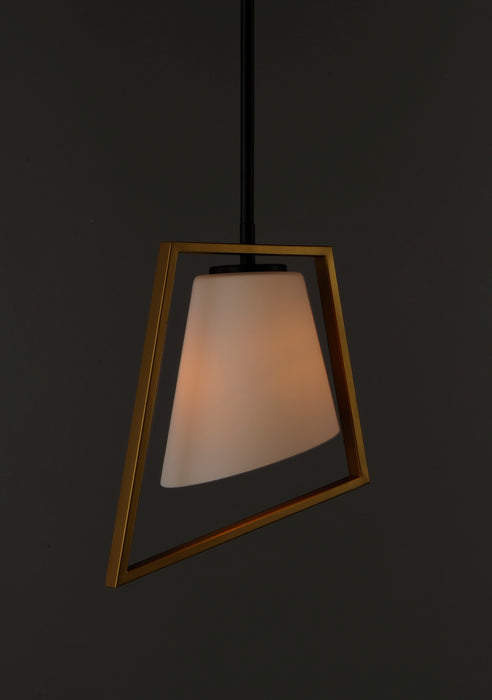 Maxim Oblique 1-Light Pendant Model: 26351SWGLDBK