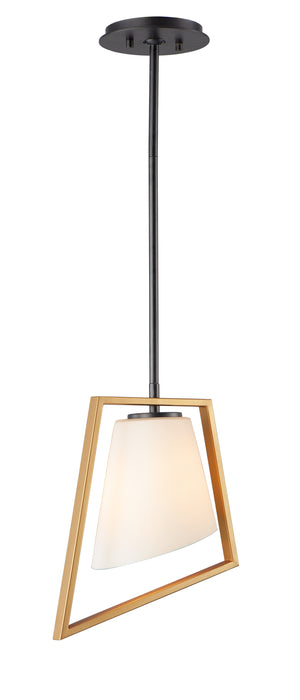 Maxim Oblique 1-Light Pendant Model: 26351SWGLDBK