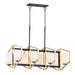 Maxim Oblique 8-Light Linear Pendant Model: 26358SWGLDBK