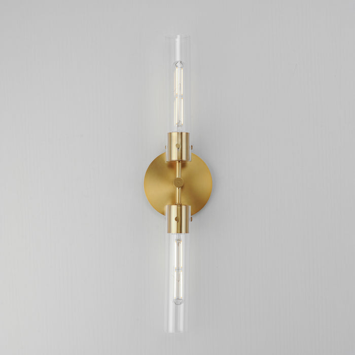 Maxim Equilibrium 2-Light Wall Sconce Model: 26370CLNAB