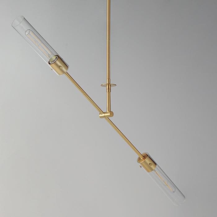 Maxim Equilibrium 2-Light Pendant Model: 26372CLNAB