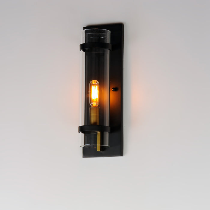 Maxim Capitol 1-Light Wall Sconce Model: 2640BKAB