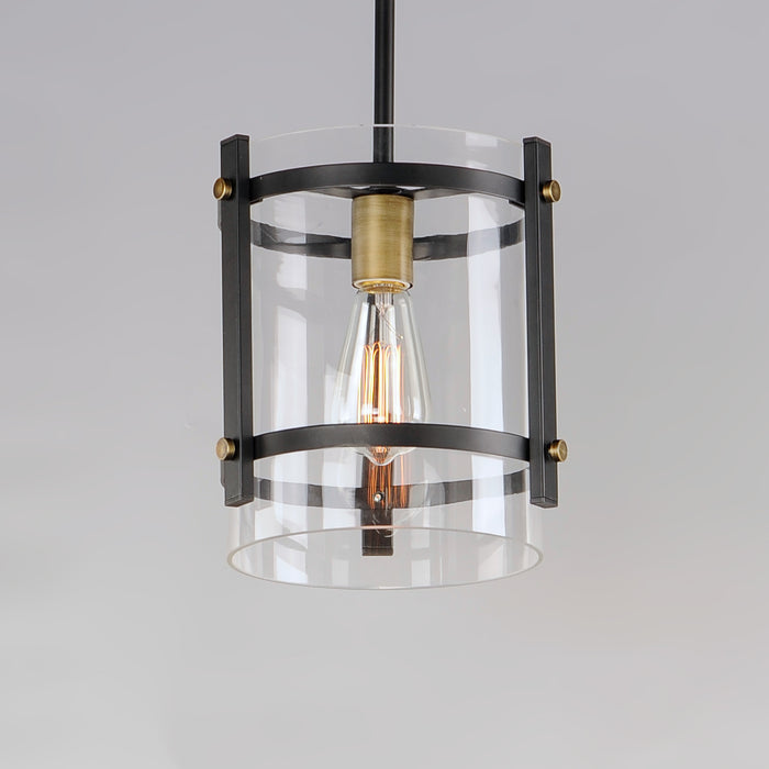 Maxim Capitol 1-Light Pendant Model: 2649BKAB