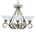 Maxim Pacific 5-Light Chandelier Model: 2655MRKB