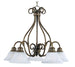 Maxim Pacific 5-Light Chandelier Model: 2657MRKB