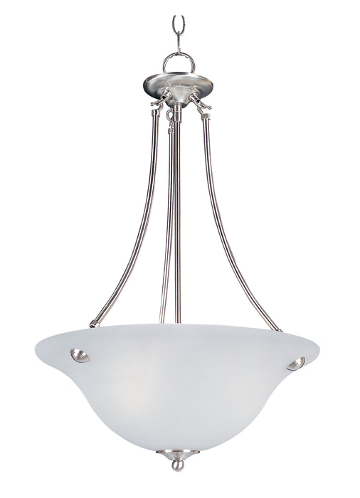 Maxim Malaga 3-Light Invert Bowl Pendant Model: 2682FTSN