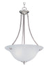 Maxim Malaga 3-Light Invert Bowl Pendant Model: 2682FTSN