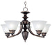 Maxim Malaga 5-Light Chandelier Model: 2699MROI