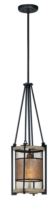 Maxim Boundry 1-Light Pendant Model: 27563BKBWAB