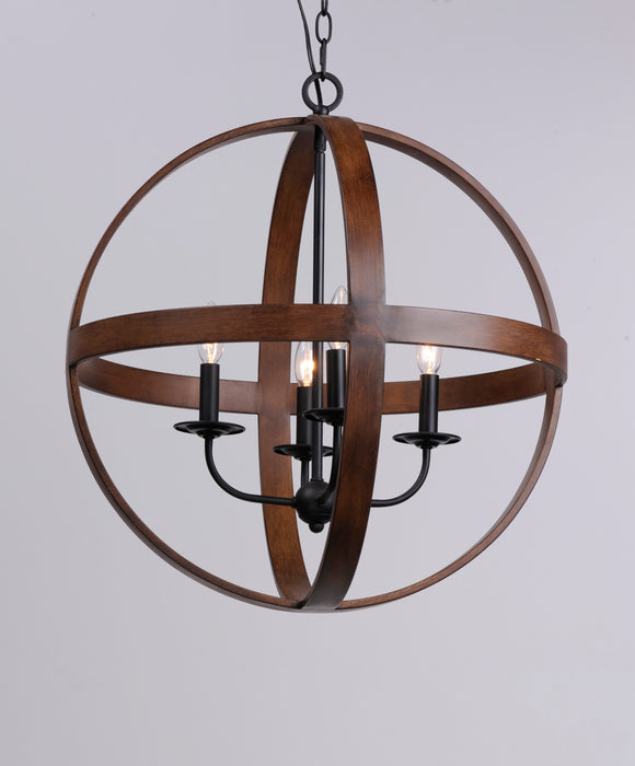 Maxim Compass 4-Light Pendant Model: 27574APBK