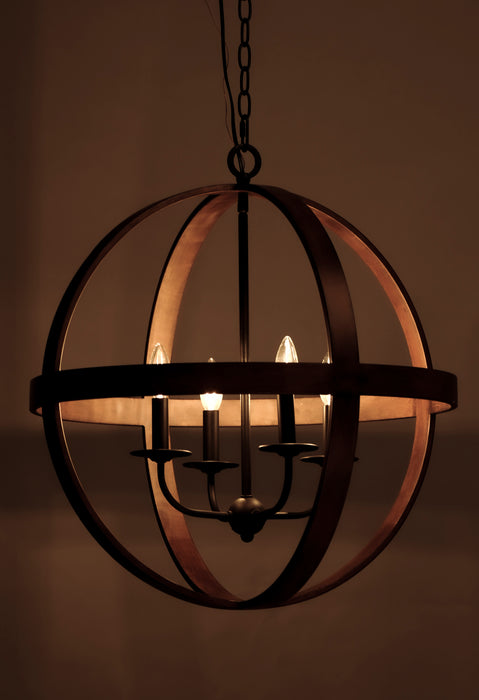 Maxim Compass 4-Light Pendant Model: 27574APBK