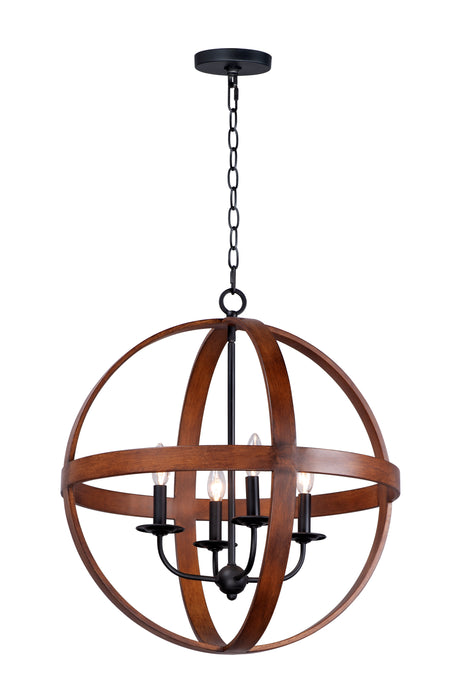 Maxim Compass 4-Light Pendant Model: 27574APBK