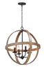 Maxim Compass 4-light Pendant Model: 27574BWBK