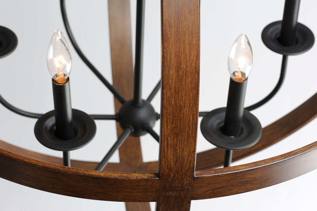 Maxim Compass 6-Light Pendant Model: 27576APBK