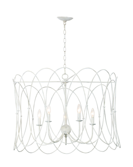 Maxim Trellis 5-Light Chandelier Model: 27596WWT