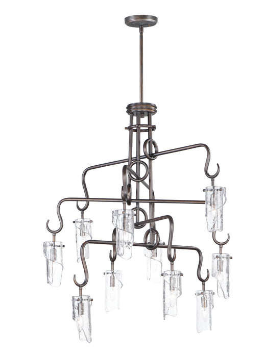 Maxim Citadel 10-Light Chandelier Model: 27607CLCHB