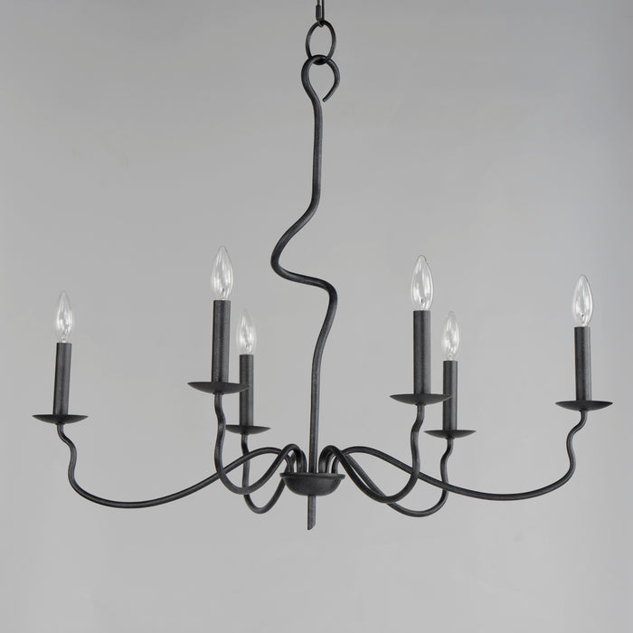 Maxim Padrona 6-Light Chandelier Model: 27706BO